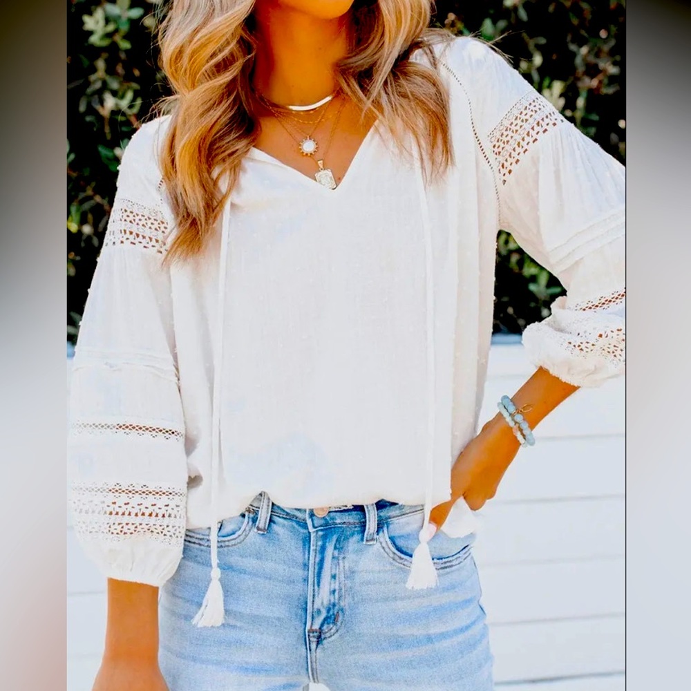 Isabel Crochet Blouse